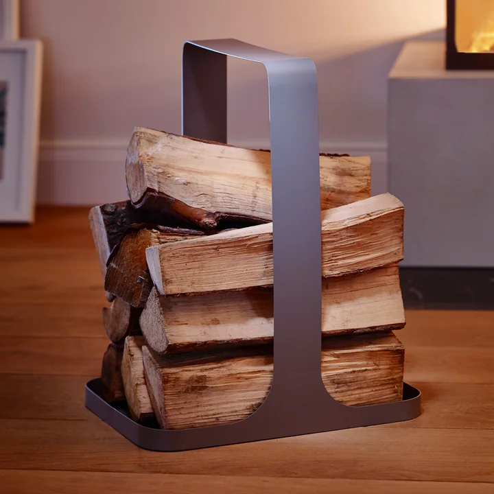 Log Firewood storage from Philippi in grey