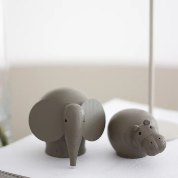 Hibo Hippo and Nunu Elephant by Woud