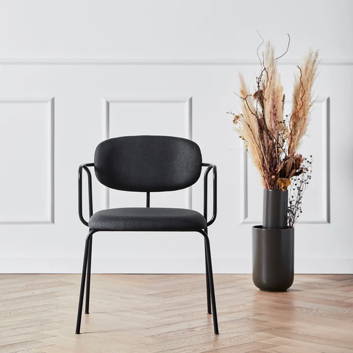Frame Chair from Woud in black / dark grey