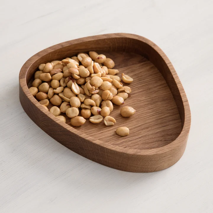 Wood Box Curve M 18 x 16 cm from Lind DNA in natural oak