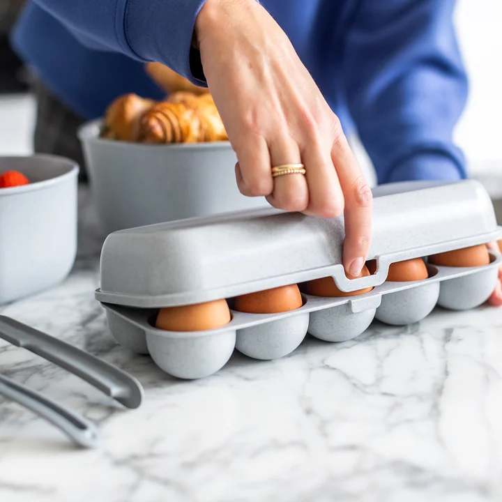 Eggs to go Reusable egg container from Koziol