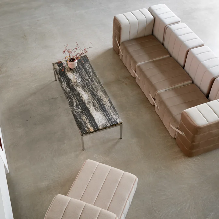 Two-tone sofa module from Ambivalenz