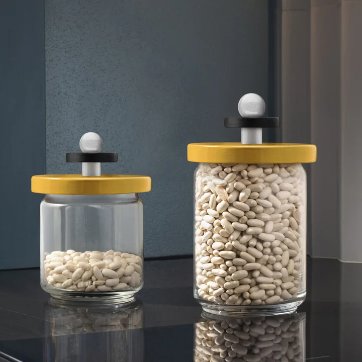 Twergi Storage tin from Alessi in yellow