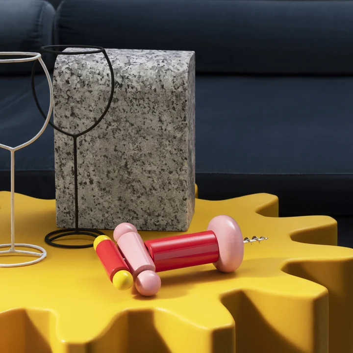 Twergi Corkscrew from Alessi in red / pink / yellow