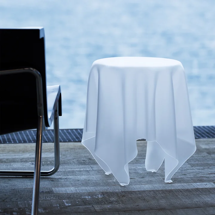 Illusion Side table from essey in ice