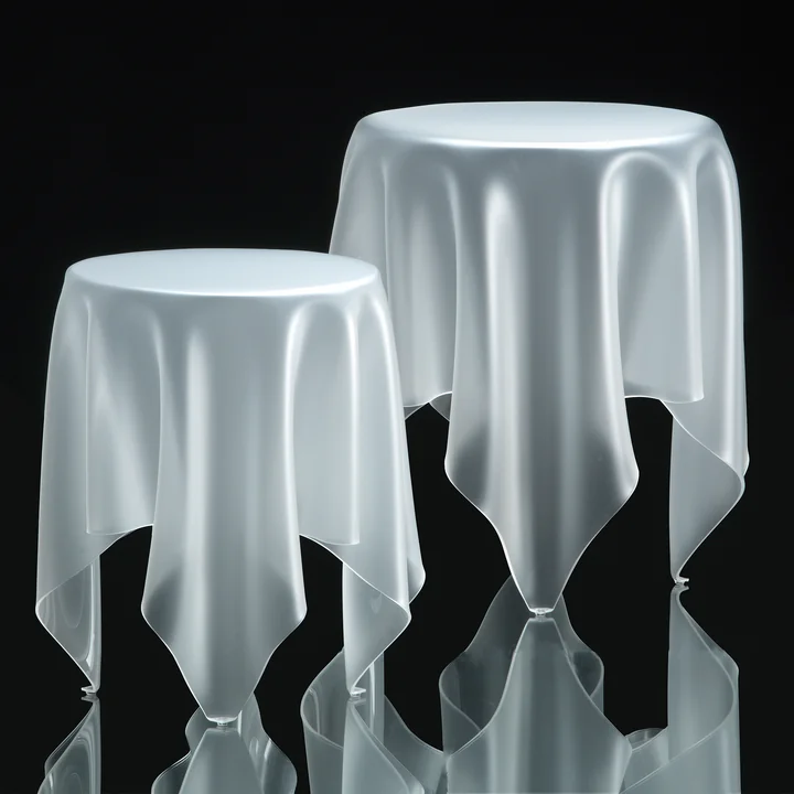 Illusion Side table from Essey in ice