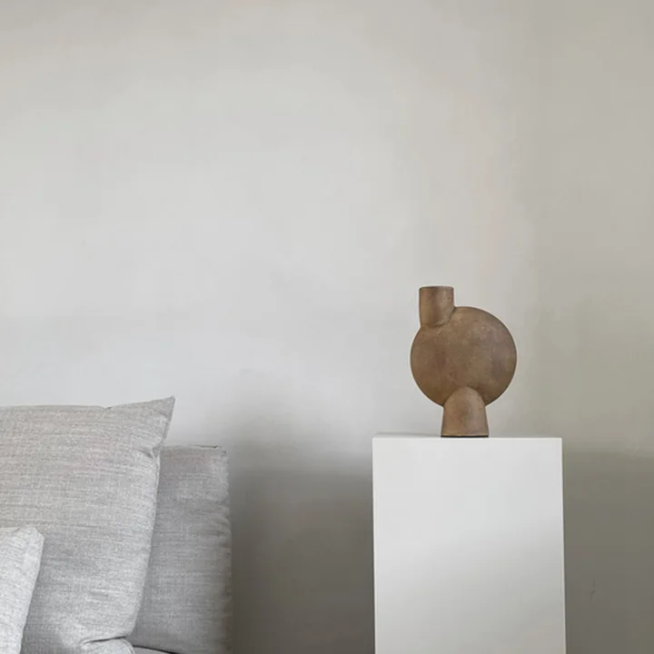 Sphere Vase Bubl Medio from 101 Copenhagen in ocher