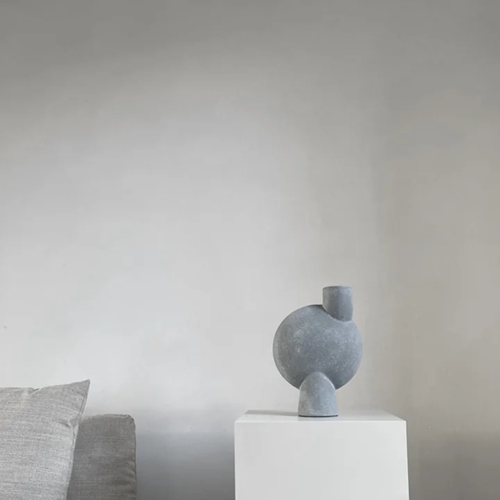 Sphere Vase Bubl Medio from 101 Copenhagen in light gray