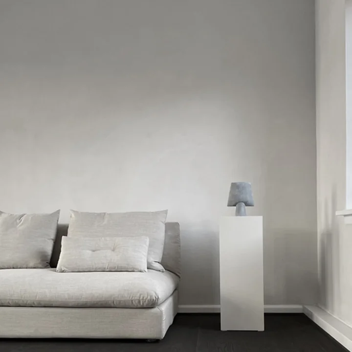 Sphere Vase Square Mini by 101 Copenhagen in light gray