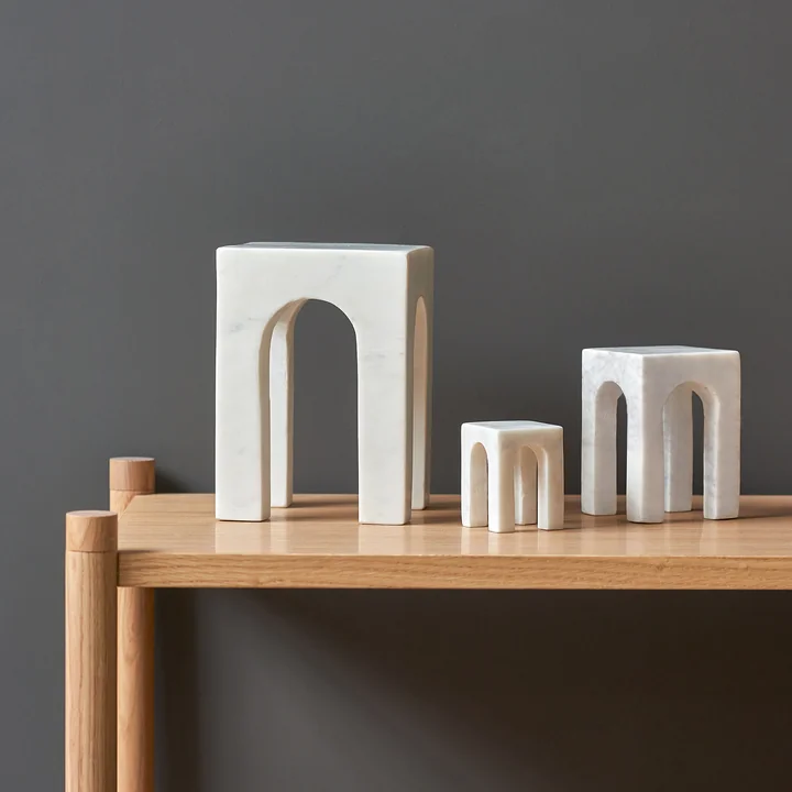 Arkis Bookend from Gejst in white