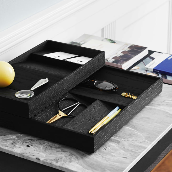 Duune Organizer from Gejst black oak wood