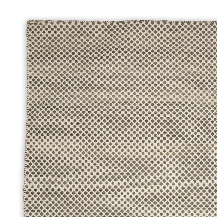 The Kelim reversible rug from the Collection is handmade