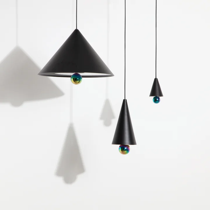 Cherry LED pendant light from Petite Friture in black