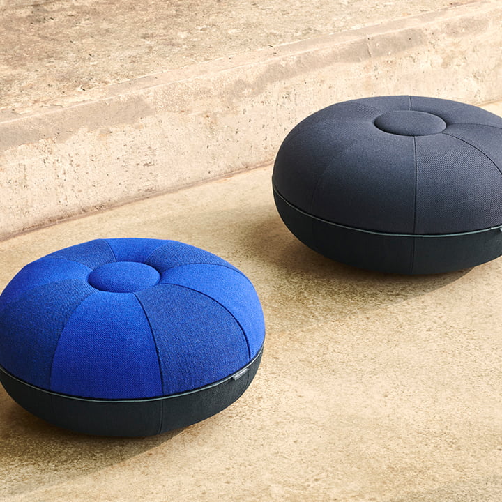 The Pouf by Cecilie Manz from Fritz Hansen in different colours