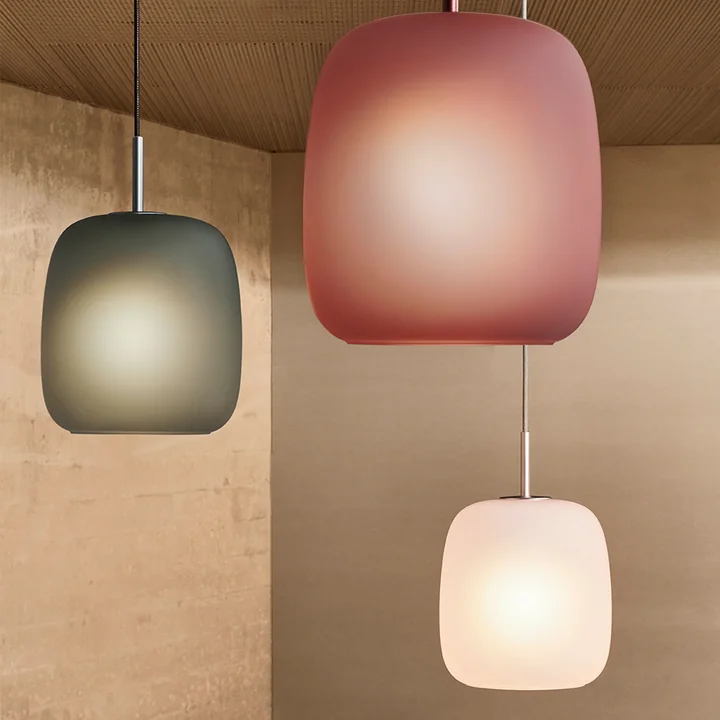 The various Maluma H350 pendant lights from Fritz Hansen