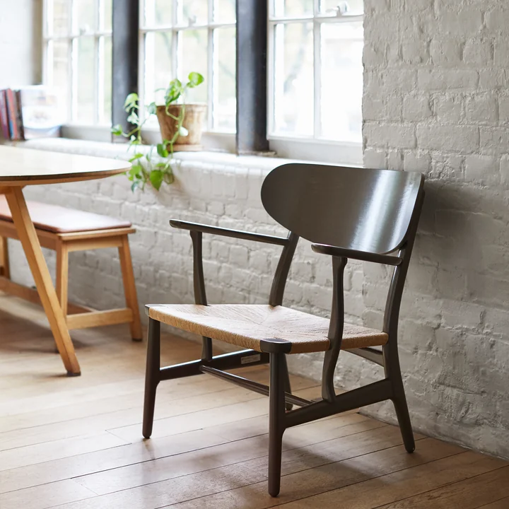 The CH22 chair from Carl Hansen in new color with slightly transparent finish