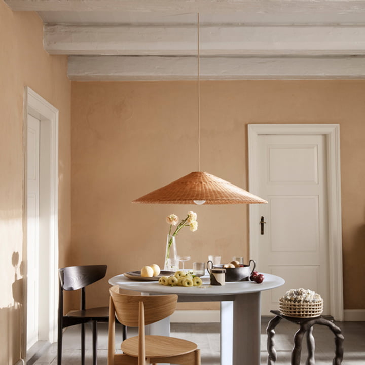 Dou Rattan lampshade by ferm Living