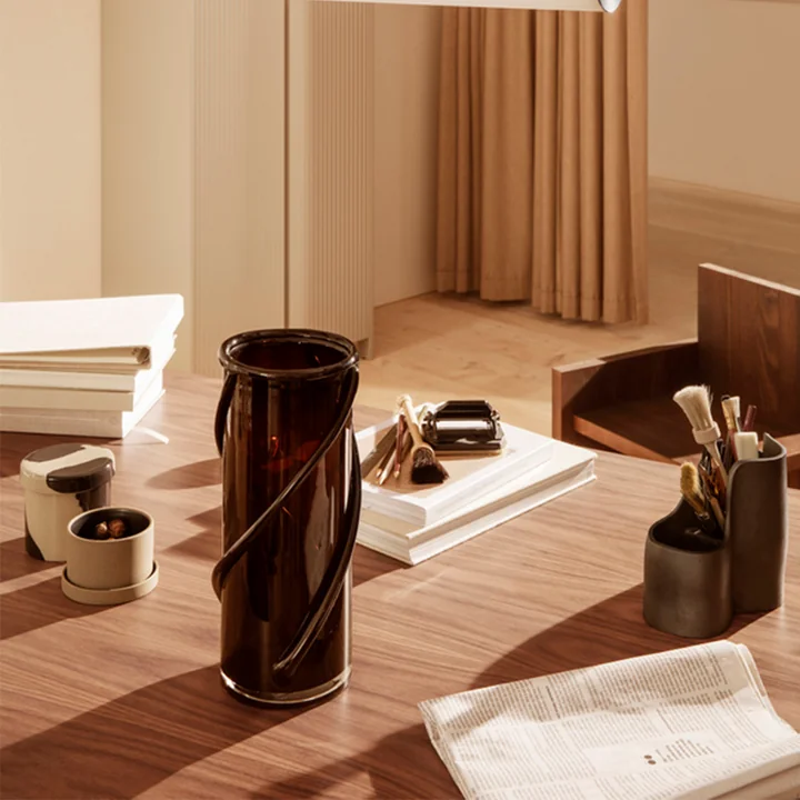 Inlay Stoneware container by Ferm Living