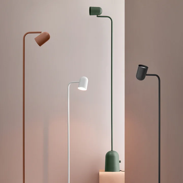 The Buddy floor lamps from Northern are movable