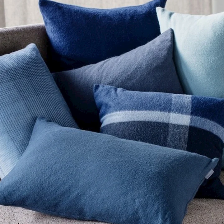 Cushion covers from Elvang in dark blue
