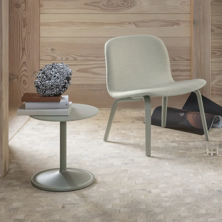 Soft Side table from Muuto in dusty green