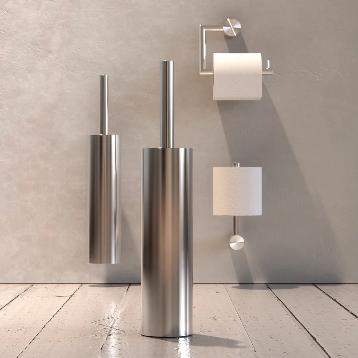 The Nova2 collection from Frost in brushed stainless steel
