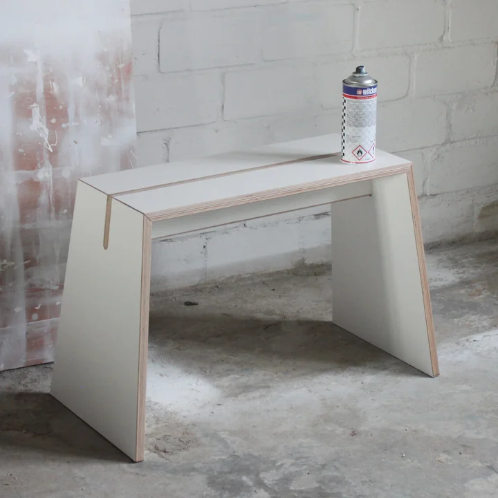 stubenhocker Stool from Tojo in white