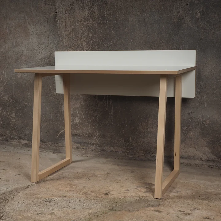 werk Children's desk from Tojo in white / beech