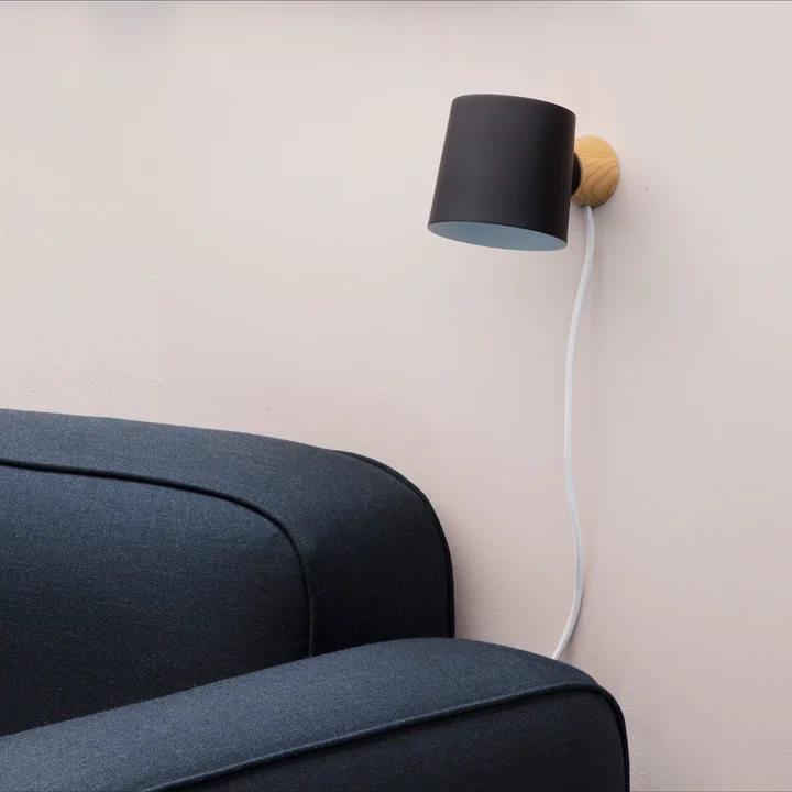 Rise Wall lamp from Normann Copenhagen in black