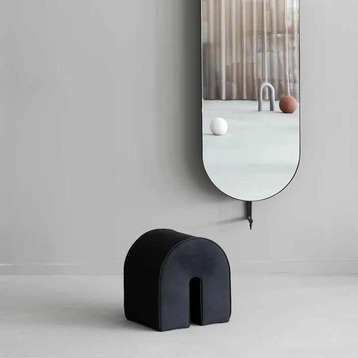 Curved Pouf from Kristina Dam Studio