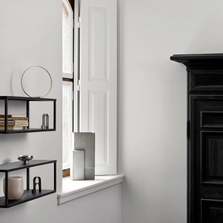 Arch Candleholder & Monolith Vase by Kristina Dam Studio