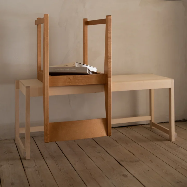 Chair 01 from Frama in birch oiled / warm brown
