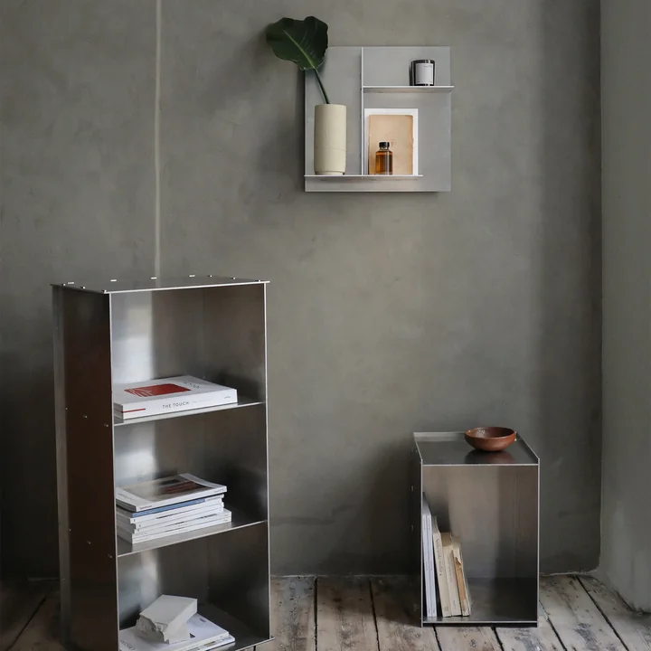 Rivet Typecase Wall shelf from Frama in aluminium