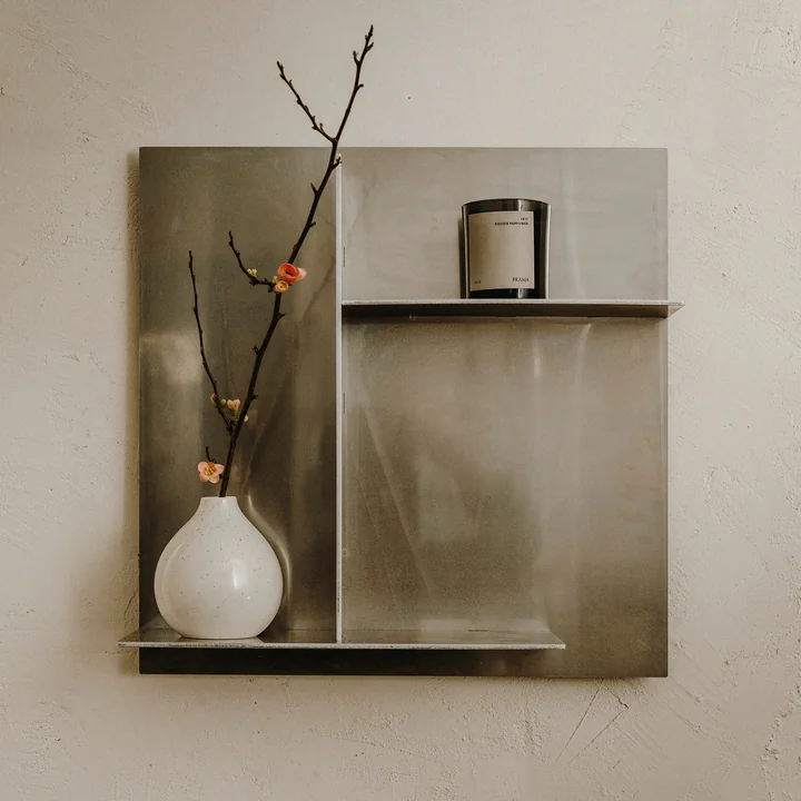 Rivet Typecase Wall shelf from Frama in aluminium