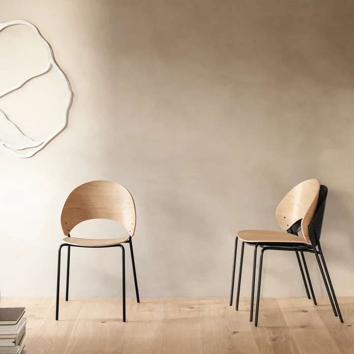 The Dosina chair from Eva Solo is comfortable and stackable