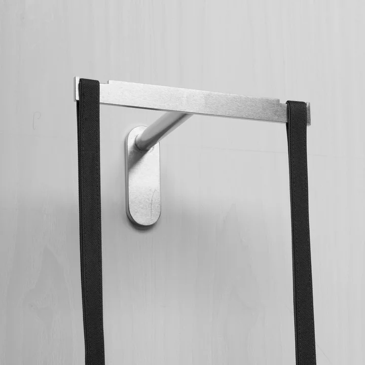 The Urban Garden planting bags from Authentics hang securely on the wall mounting