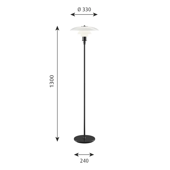 Louis Poulsen - PH 3½-2½ floor lamp