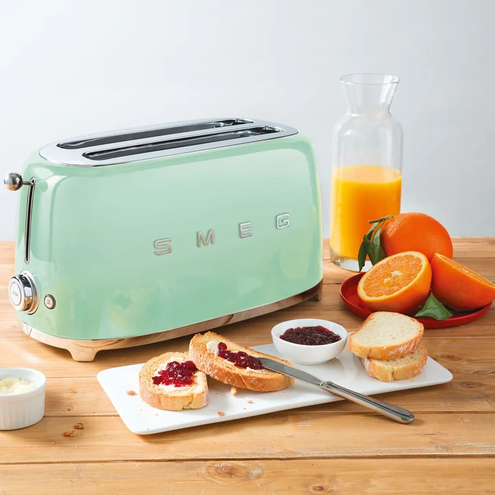 2-slot toaster long TSF02 by Smeg