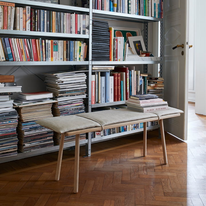 Georg Bench by Skagerak in natural oak / white