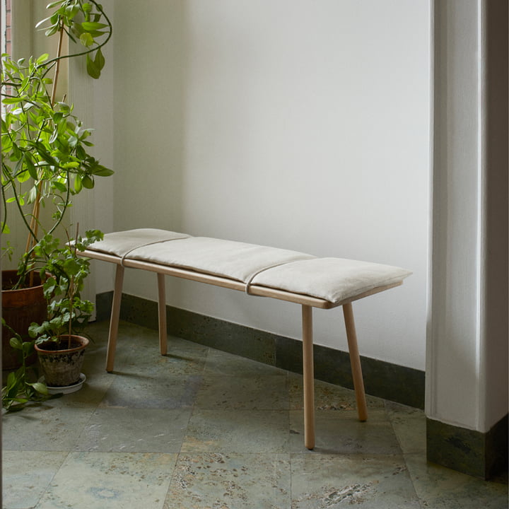 Georg Bench by Skagerak in natural oak / white