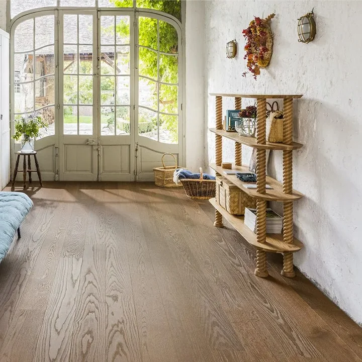 The Rope shelving system from The Hansen Family with carved legs