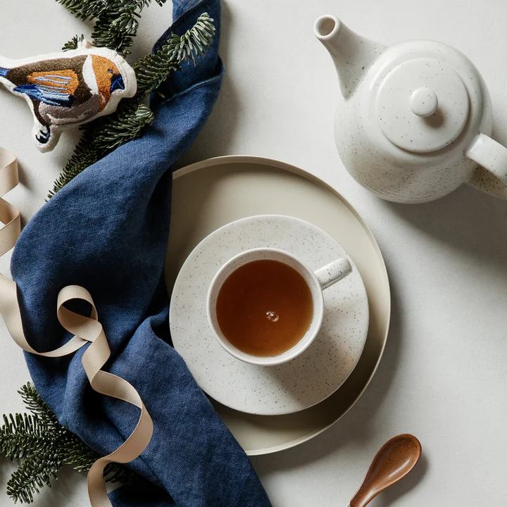Nordic vanilla teapot from Broste Copenhagen