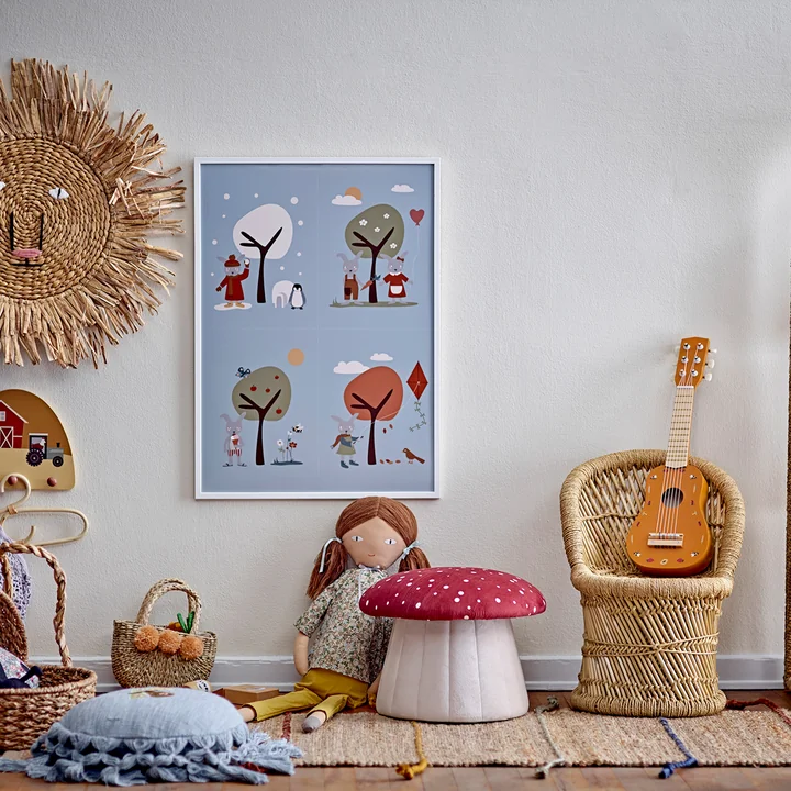 Lue Pouf from Bloomingville