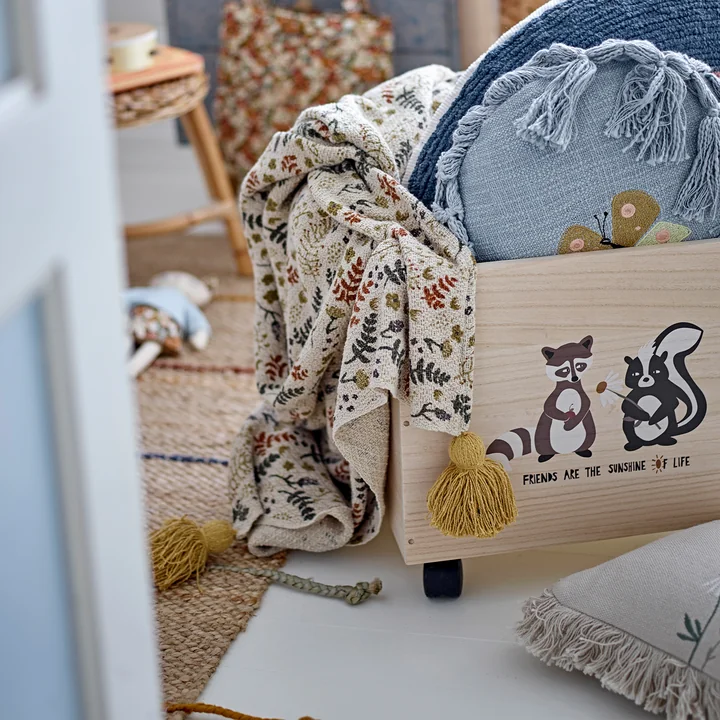 Nonni storage box with wheels from Bloomingville