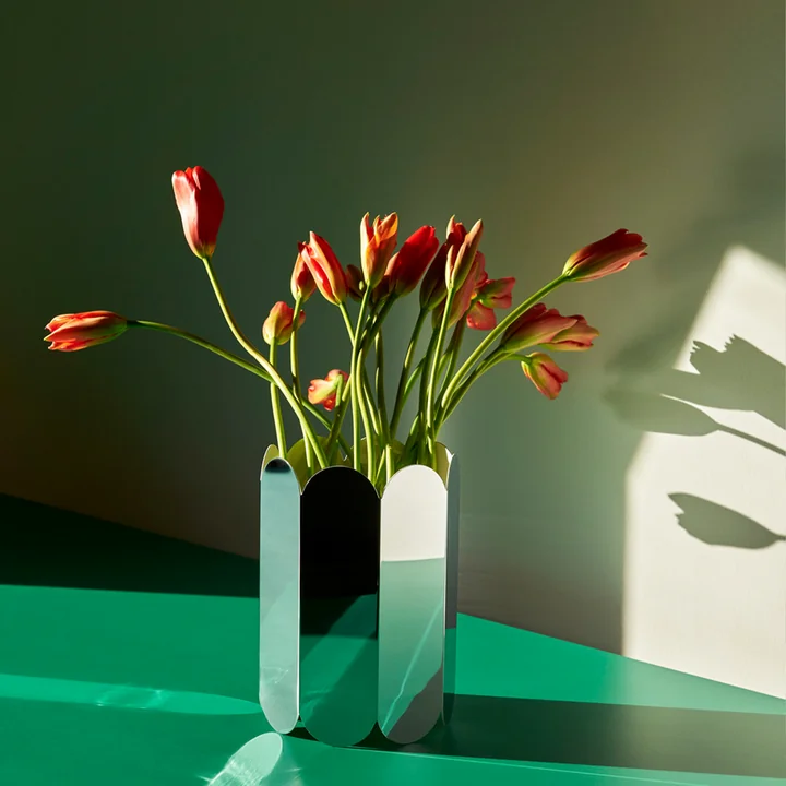 The Arcs vase from HAY in the mirror design