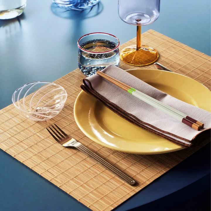 Bamboo 2 piece table set from HAY