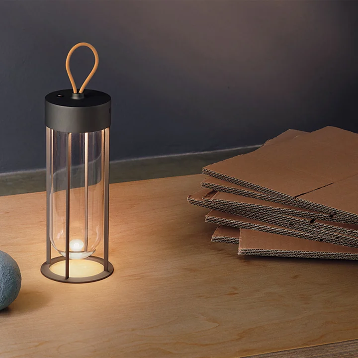 In Vitro Unplugged LED Battery table lamp from Flos