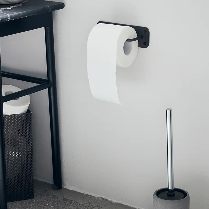 Pati Toilet roll holder from House Doctor in black antique