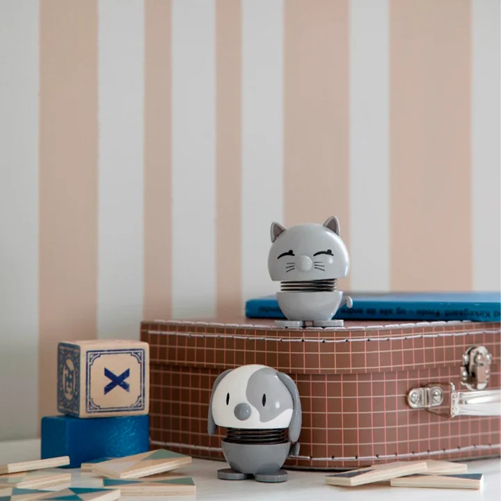 Dog & Cat Decorative figure in children's room