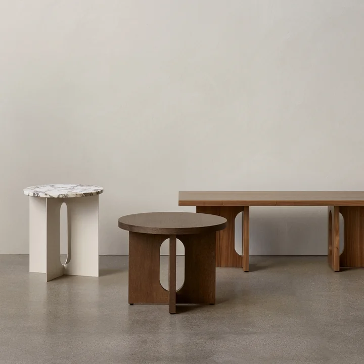 Androgyne Side table in different versions